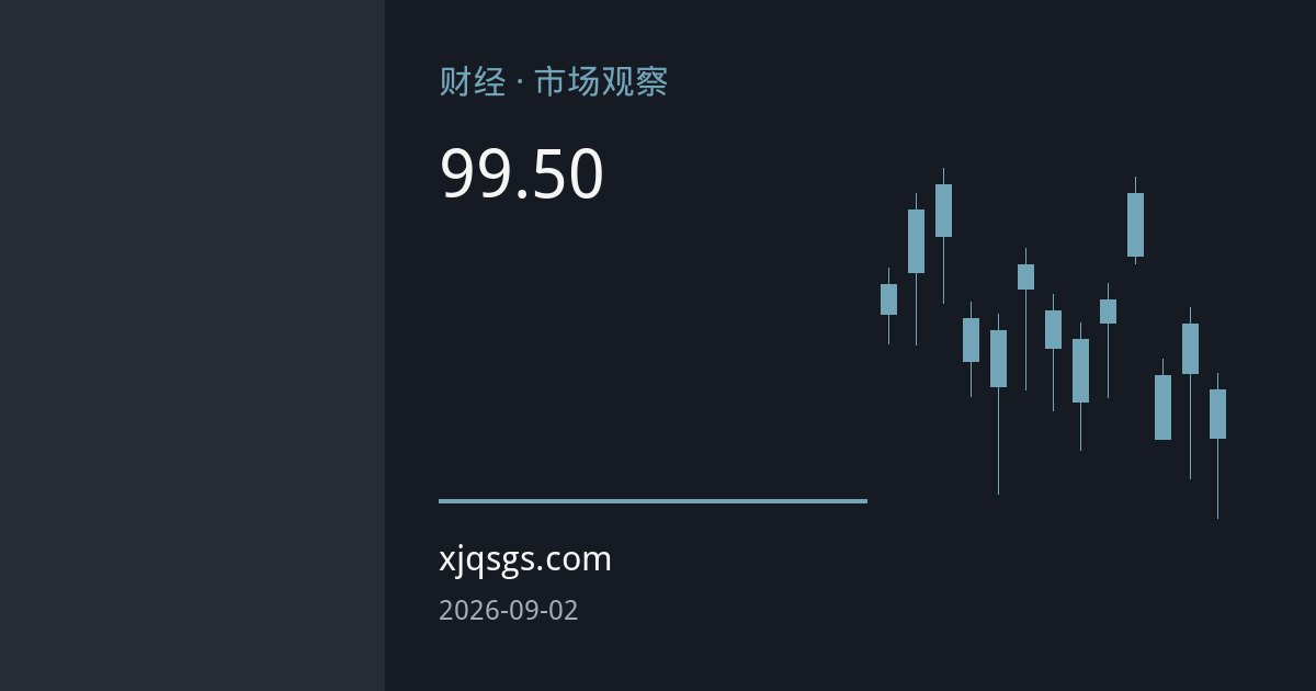 美元指数逼近99.50关口 非农数据或成方向验证关键